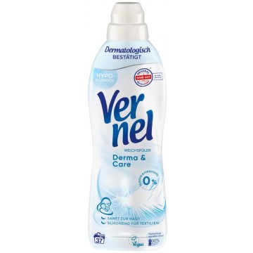 VERNEL DERMA & CARE audinių minkštiklis 814 ml