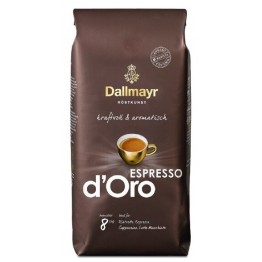 DALLMAYR ESPRESSO D'ORO kavos pupelės 1 kg