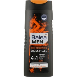 BALEA MEN DUSCHGEL DEEP SENSATION 3in1 vyriškas dušo gelis 300 ml