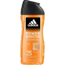 ADIDAS POWER BOOSTER vyriškas dušo gelis 250 ml