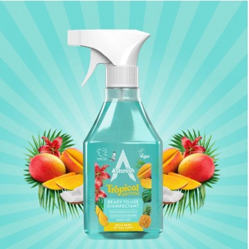 ASTONISH TROPICAL BREEZE paviršių dezinfekavimo-valymo priemonė 550 ml