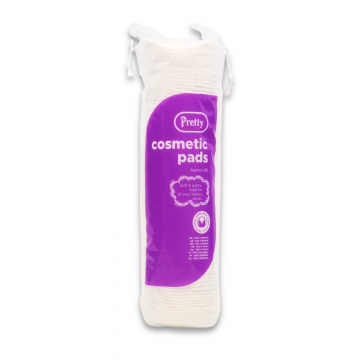 PRETTY COSMETIC PADS kosmetiniai vatos diskeliai 80 vnt PRETTY COSMETIC PADS kosmetiniai vatos diskeliai 80 vnt