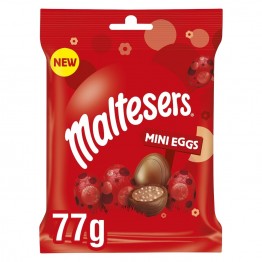MALTESER MINI EGGS Velykiniai mini šokoladiniai kiaušiniai 80 g
