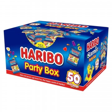 HARIBO STARMIX PARTY BOX įvairių skonių guminukų dėžė 800 g