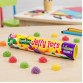 ROWNTREES JELLY TOTS vaisių skonio želė saldainiai su cukraus apvalkalu 115 g