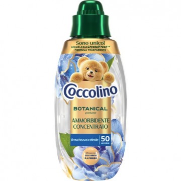 COCCOLINO FRESCHEZZA CELESTE koncentruotas audinių minkštiklis 750 ml COCCOLINO FRESCHEZZA CELESTE koncentruotas audinių minkštiklis 750 ml