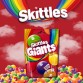 SKITTLES POUCH MED - GIANTS FRUIT vaisių skonio kramtomi saldainiai 132 g
