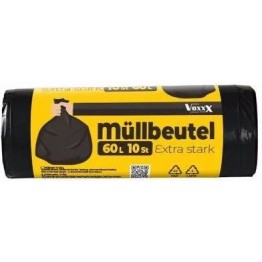 VOXXX MULLBEUTEL šiukšlių maišai 60l / 10 vnt
