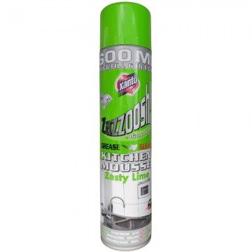 XANTO KITCHEN MOUSSE ZESTY LIME SPRAY virtuvės valymo putos 500 ml