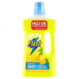 FLASH LEMON universalus grindų ploviklis citrusų kvapo 1 l