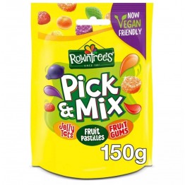 ROWNTREE PICK MIX vaisių skonio guminukai 150 g