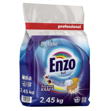 DELUXE ENZO universalūs skalbimo milteliai 2,45 kg