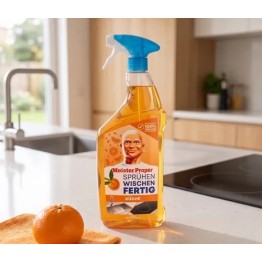 MEISTER PROPER KUCHENREINIGER ORANGE virtuvės valymo priemonė su apelsinų aromatu 800 ml