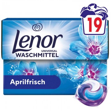 LENOR APRILFRISCH universalios skalbimo kapsulės 19 vnt