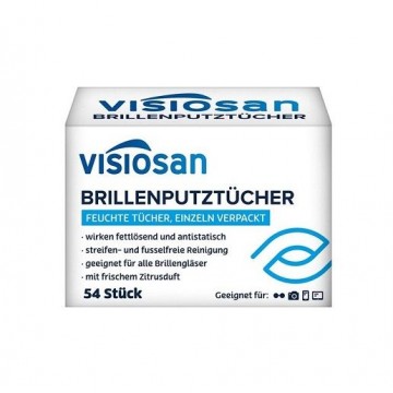 VISIOSAN servetėlės akiniams 52 vnt