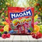HARIBO MAOAM STRIPES vaisiniai kramtomieji saldainiai 140 g