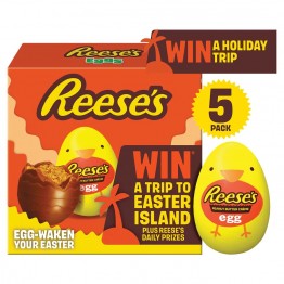 HERSHEY REESES CREME EGG riešutų sviesto skonio Velykiniai kiaušiniai 5 vnt
