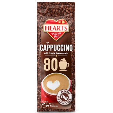 HEARTS KAKAONOTE tirpus kapučino gėrimas 1 kg