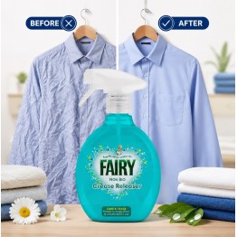 FAIRY CREASE RELEASER purškiklis audinių raukšlėms naikinti 500 ml