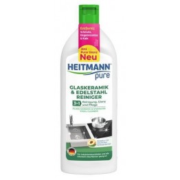 HEITMAN PURE GLASKERAMIK REINIGER 3IN1 stiklo keramikos ir nerūdijančio plieno valiklis 250 ml