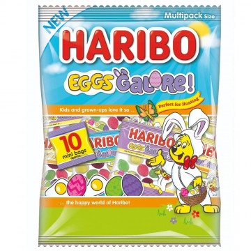 HARIBO EGGS GALORE MINIS Velykiniai vaisių skonio guminukai 160 g